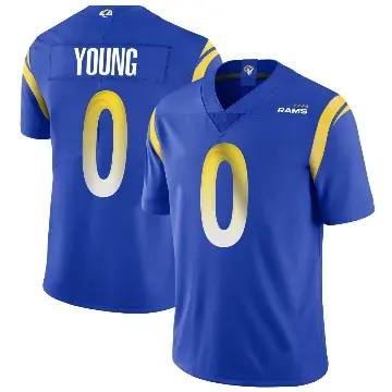 ＃0 Youth Byron Young Royal Limited Los Angeles Rams Alternate Vapor Untouchable Jersey