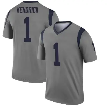 ＃1 Youth Derion Kendrick Gray Legend Los Angeles Rams Inverted Jersey