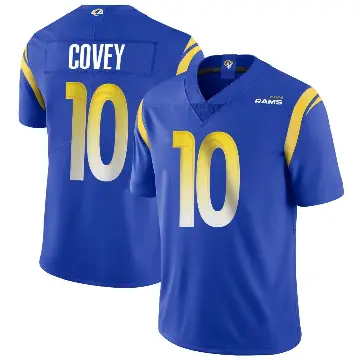 ＃10 Youth Britain Covey Royal Limited Los Angeles Rams Alternate Vapor Untouchable Jersey