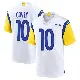 ＃10 Youth Britain Covey White Game Los Angeles Rams Jersey