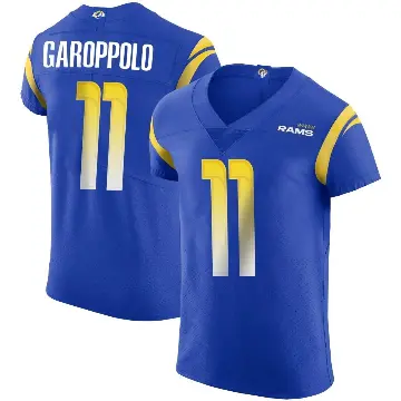 ＃11 Men's Jimmy Garoppolo Royal Elite Los Angeles Rams Alternate Vapor Untouchable Jersey