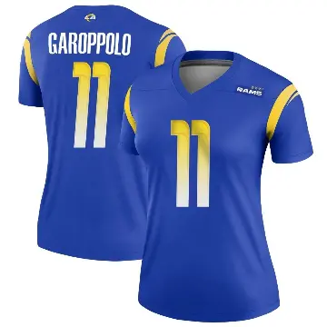 ＃11 Women's Jimmy Garoppolo Royal Legend Los Angeles Rams Jersey