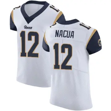 ＃12 Men's Puka Nacua White Elite Los Angeles Rams Vapor Untouchable Jersey