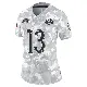 ＃13 Women's Stetson Bennett Arctic Camo Limited Los Angeles Rams 2024 Salute to Service Jersey