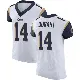 ＃14 Men's Cobie Durant White Elite Los Angeles Rams Vapor Untouchable Jersey
