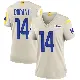 ＃14 Women's Cobie Durant Game Los Angeles Rams Bone Jersey