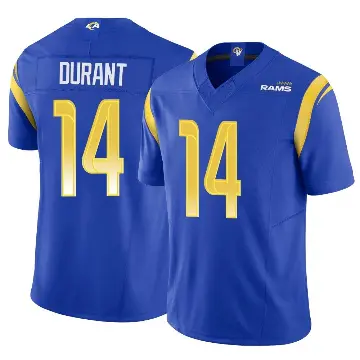 ＃14 Youth Cobie Durant Royal Limited Los Angeles Rams Vapor F.U.S.E. Jersey
