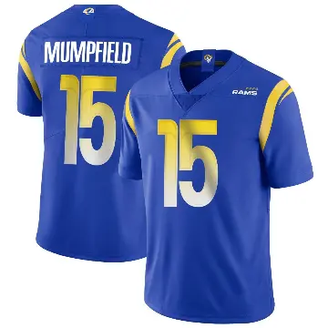＃15 Men's Konata Mumpfield Royal Limited Los Angeles Rams Alternate Vapor Untouchable Jersey