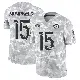 ＃15 Youth Konata Mumpfield Arctic Camo Limited Los Angeles Rams 2024 Salute to Service Jersey
