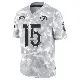 ＃15 Youth Konata Mumpfield Arctic Camo Limited Los Angeles Rams 2024 Salute to Service Jersey