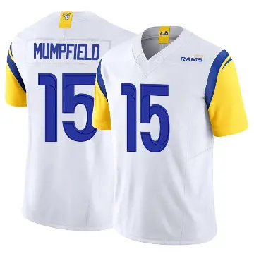 ＃15 Youth Konata Mumpfield White Limited Los Angeles Rams Vapor F.U.S.E. Jersey