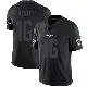 ＃16 Men's Joshua Karty Black Impact Limited Los Angeles Rams Jersey