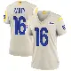 ＃16 Women's Joshua Karty Game Los Angeles Rams Bone Jersey