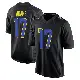 ＃17 Men's Davante Adams Black Game Los Angeles Rams Fashion Jersey