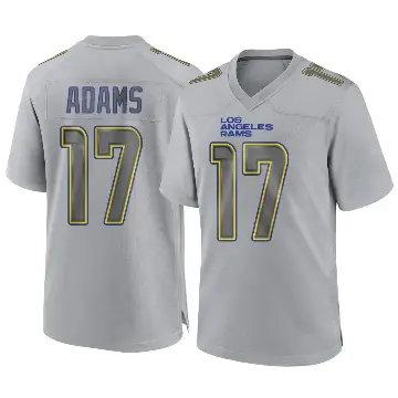 ＃17 Men's Davante Adams Gray Game Los Angeles Rams Atmosphere Fashion Jersey