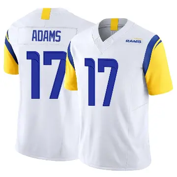 ＃17 Men's Davante Adams White Limited Los Angeles Rams Vapor F.U.S.E. Jersey