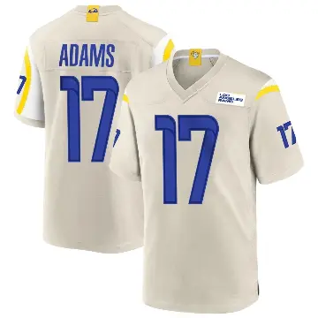 ＃17 Youth Davante Adams Game Los Angeles Rams Bone Jersey