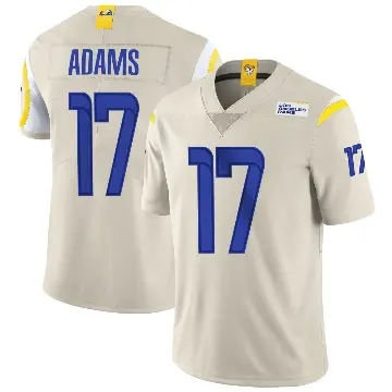 ＃17 Youth Davante Adams Limited Los Angeles Rams Bone Vapor Jersey