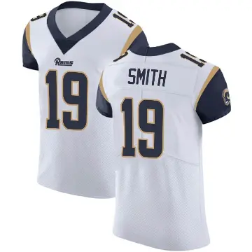 ＃19 Men's Xavier Smith White Elite Los Angeles Rams Vapor Untouchable Jersey