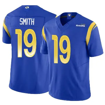 ＃19 Youth Xavier Smith Royal Limited Los Angeles Rams Vapor F.U.S.E. Jersey