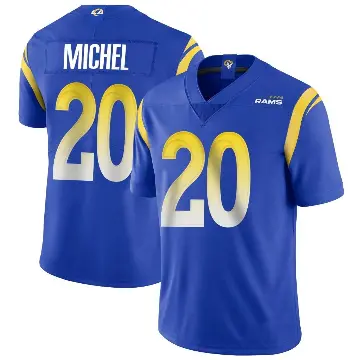 ＃20 Men's Sony Michel Royal Limited Los Angeles Rams Alternate Vapor Untouchable Jersey