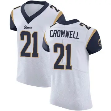 ＃21 Men's Nolan Cromwell White Elite Los Angeles Rams Vapor Untouchable Jersey