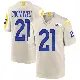＃21 Youth Nolan Cromwell Game Los Angeles Rams Bone Jersey