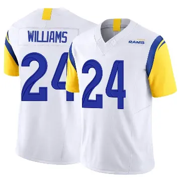 ＃24 Men's Darious Williams White Limited Los Angeles Rams Vapor F.U.S.E. Jersey