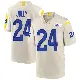 ＃24 Men's Shaun Jolly Game Los Angeles Rams Bone Jersey