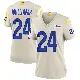 ＃24 Women's Darious Williams Game Los Angeles Rams Bone Jersey