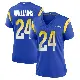 ＃24 Women's Darious Williams Royal Game Los Angeles Rams Alternate Jersey