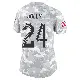 ＃24 Women's Shaun Jolly Arctic Camo Limited Los Angeles Rams 2024 Salute to Service Jersey