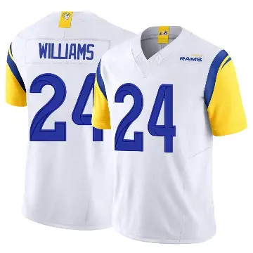 ＃24 Youth Darious Williams White Limited Los Angeles Rams Vapor F.U.S.E. Jersey