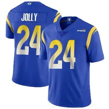 ＃24 Youth Shaun Jolly Royal Limited Los Angeles Rams Alternate Vapor Untouchable Jersey