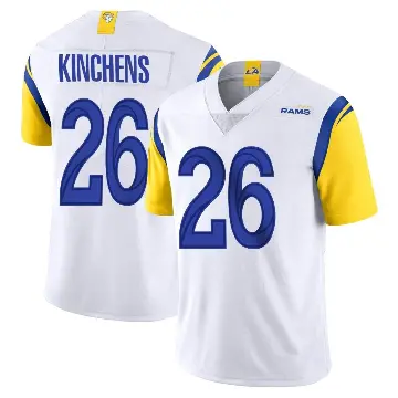＃26 Men's Kamren Kinchens White Limited Los Angeles Rams Vapor Untouchable Jersey