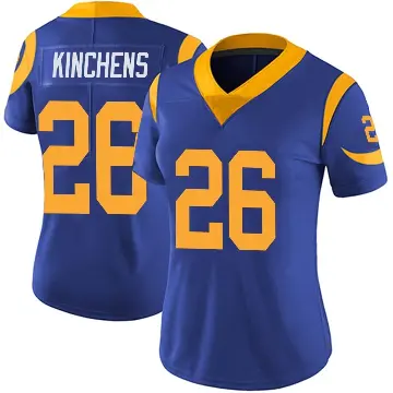 ＃26 Women's Kamren Kinchens Royal Limited Los Angeles Rams Alternate Vapor Untouchable Jersey