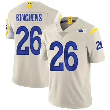 ＃26 Youth Kamren Kinchens Limited Los Angeles Rams Bone Vapor Jersey