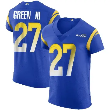 ＃27 Men's A.J. Green III Royal Elite Los Angeles Rams Alternate Vapor Untouchable Jersey
