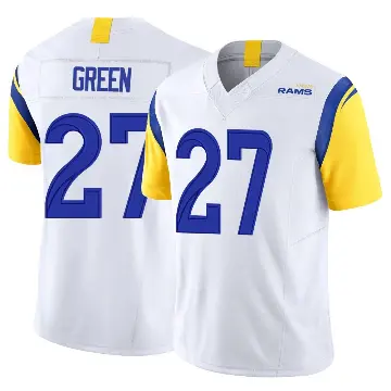 ＃27 Men's A.J. Green III White Limited Los Angeles Rams Vapor F.U.S.E. Jersey