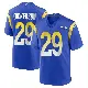＃29 Men's Eric Dickerson Royal Game Los Angeles Rams Alternate Jersey