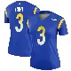 ＃3 Women's Kamren Curl Royal Legend Los Angeles Rams Jersey