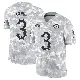 ＃3 Youth Kamren Curl Arctic Camo Limited Los Angeles Rams 2024 Salute to Service Jersey