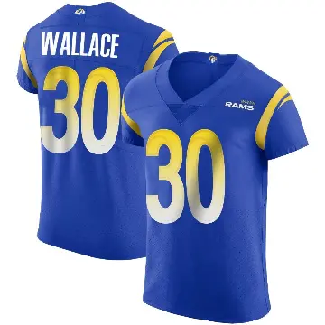 ＃30 Men's Josh Wallace Royal Elite Los Angeles Rams Alternate Vapor Untouchable Jersey