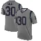 ＃30 Men's Raymond Calais Gray Legend Los Angeles Rams Inverted Jersey