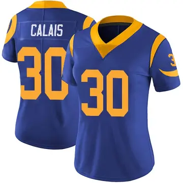 ＃30 Women's Raymond Calais Royal Limited Los Angeles Rams Alternate Vapor Untouchable Jersey