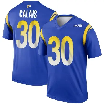 ＃30 Youth Raymond Calais Royal Legend Los Angeles Rams Jersey