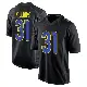 ＃31 Men's Darious Williams Black Game Los Angeles Rams Fashion Jersey