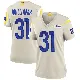 ＃31 Women's Darious Williams Game Los Angeles Rams Bone Jersey