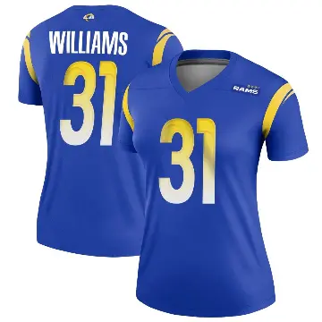 ＃31 Women's Darious Williams Royal Legend Los Angeles Rams Jersey