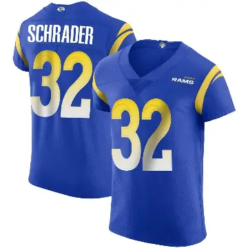 ＃32 Men's Cody Schrader Royal Elite Los Angeles Rams Alternate Vapor Untouchable Jersey